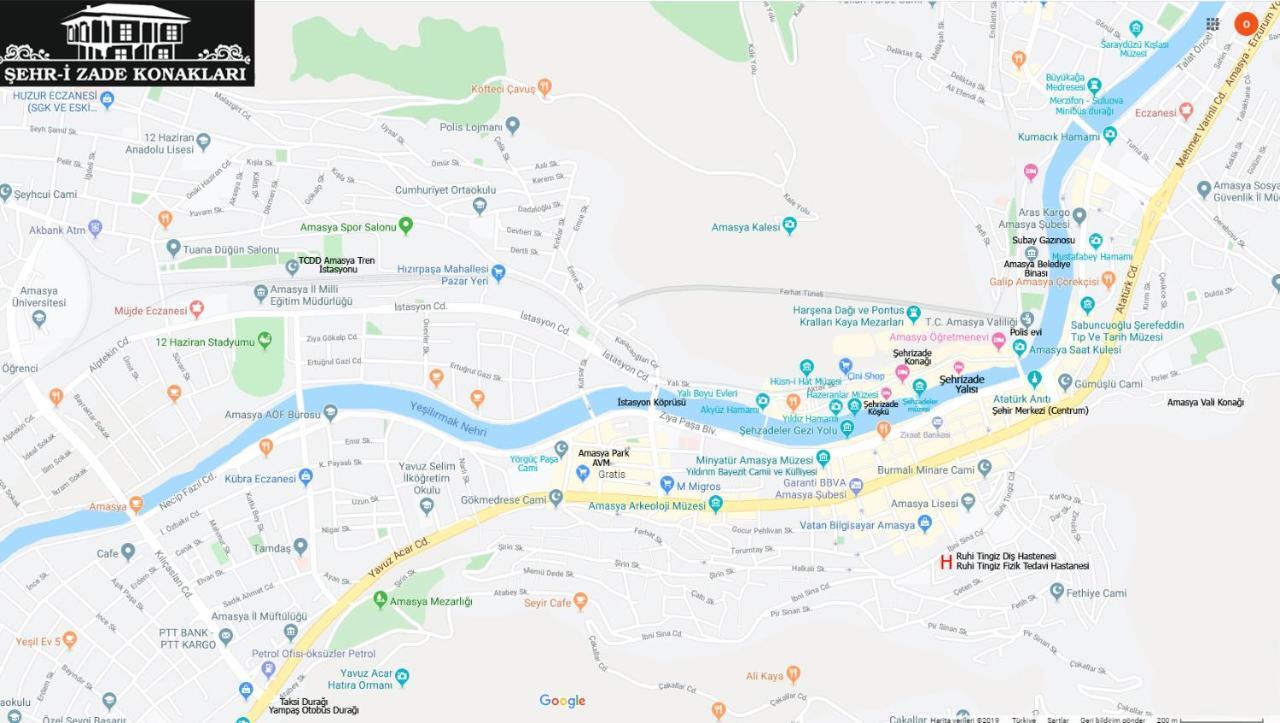 Sehri̇-Zade Yalisi Hotel Amasya Ngoại thất bức ảnh
